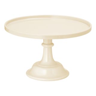 Tårtfat på Fot Beige