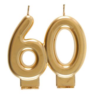 Kagelys 60 Mat Guld