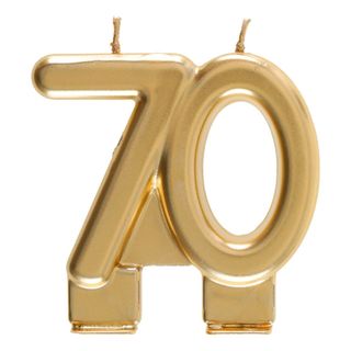 Kagelys 70 Mat Guld