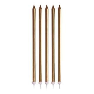 Kagelys Lange Guld Metallic