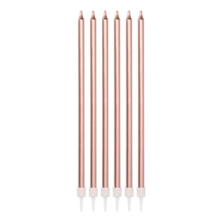 Kagelys Lange Roséguld Metallic