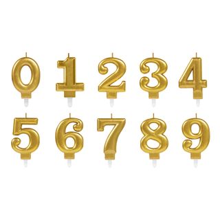 Kagelys Tal Guld Metallic