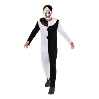 Terror Klovn Sort/Hvid Kostume