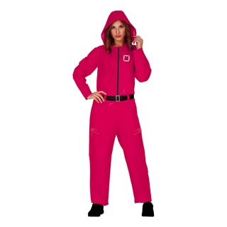 The Gamer Rød Overall Kostume til Damer