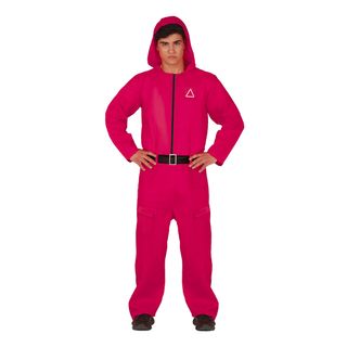 The Gamer Rød Overall Kostume til Mænd
