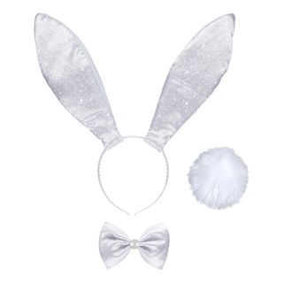 Glitterbunny Hvidt Tilbehørssæt