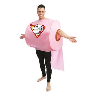 Toiletrulle Superhelt Kostume