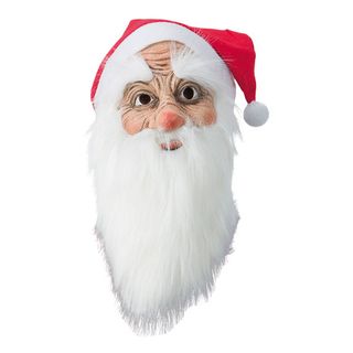 Julemandsmaske med Hue og Skæg