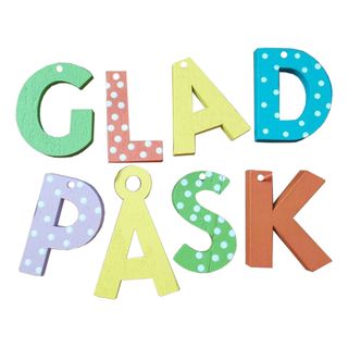 Træbogstaver Glad Påsk