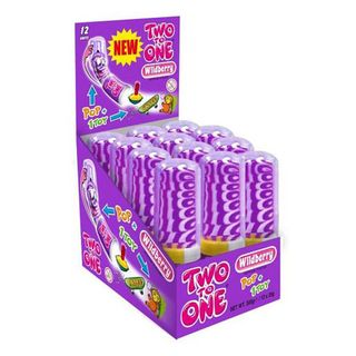 Two to One Wildberry Slikkepind med Legetøj Økonomipakke