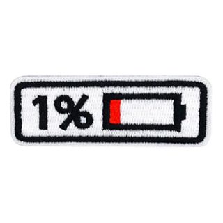 Stofmærke 1% Batteri