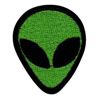 Stofmærke Alien Hoved