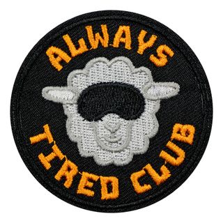Stofmærke Always Tired Club