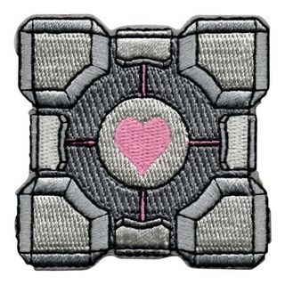Stofmærke Companion Cube