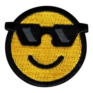 Stofmærke Emoji Cool