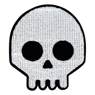 Stofmærke Emoji Kranium