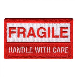 Stofmærke Fragile Handle With Care