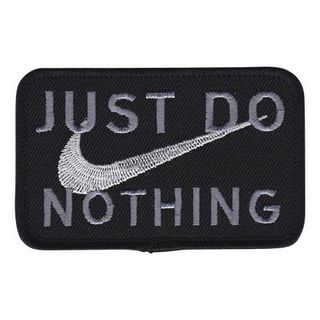 Stofmærke Just Do Nothing