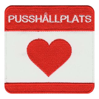 Stofmærke "Pusshållplats"