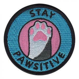 Stofmærke Stay Pawsitive
