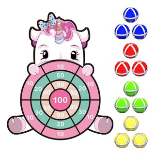 Unicorn Dart med Velcro-tavle