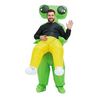 Uppblåsbar Bärande Alien Maskeraddräkt