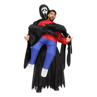Puhallettava Kantava Scream™ Ghost Face Naamiaisasu