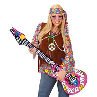 Oppustelig Guitar Flower Power