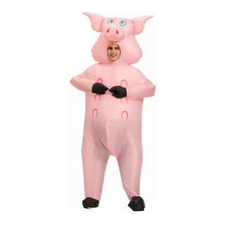 Oppustelig Gris Kostume