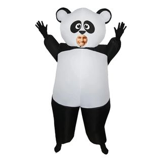 Oppusteligt Panda Kostume