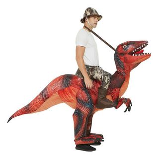 Oppusteligt Velociraptor Kostume