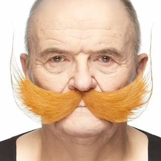 Opfinder Moustache Rød