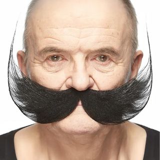 Opfinder Moustache Sort