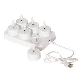 Genopladelige LED Fyrfadslys
