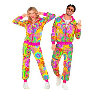 UV Neon Hippie Tracksuit Kostume