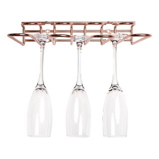 Vægmonteret Vinglasholder Roséguld
