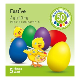 Vandopløselig Æggefarve