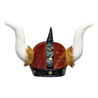 Vikingehjelm med Plys Barbarian
