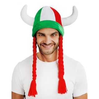 Vikingehjelm Italien med Fletninger