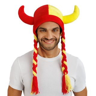 Vikingehjelm Spanien med Fletninger