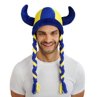 Vikingehjelm Sverige med Fletninger