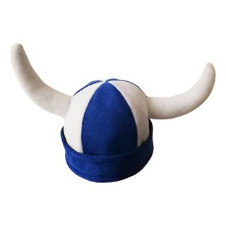 Vikingehat Blå/Hvid
