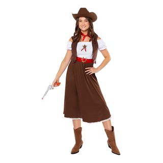 Vilde Vesten Cowgirl Kostume