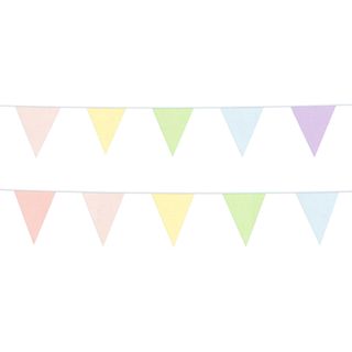 Vimpelguirlande i Stof Dreamy Pastel