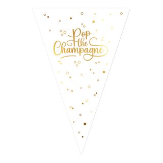 Vimpelguirlande Pop the Champagne