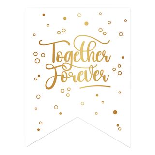 Vimpelguirlande Together Forever