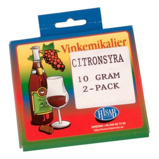 Vinkemikalier Citronsyre
