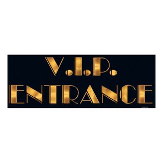 VIP Entré Skilt