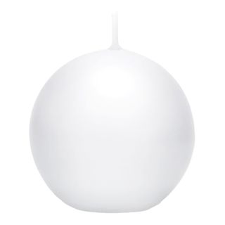 Kuglelys Hvid