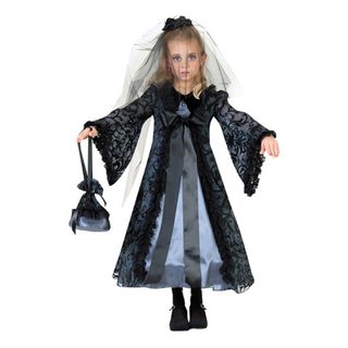 Zombiebrud Børnekostume